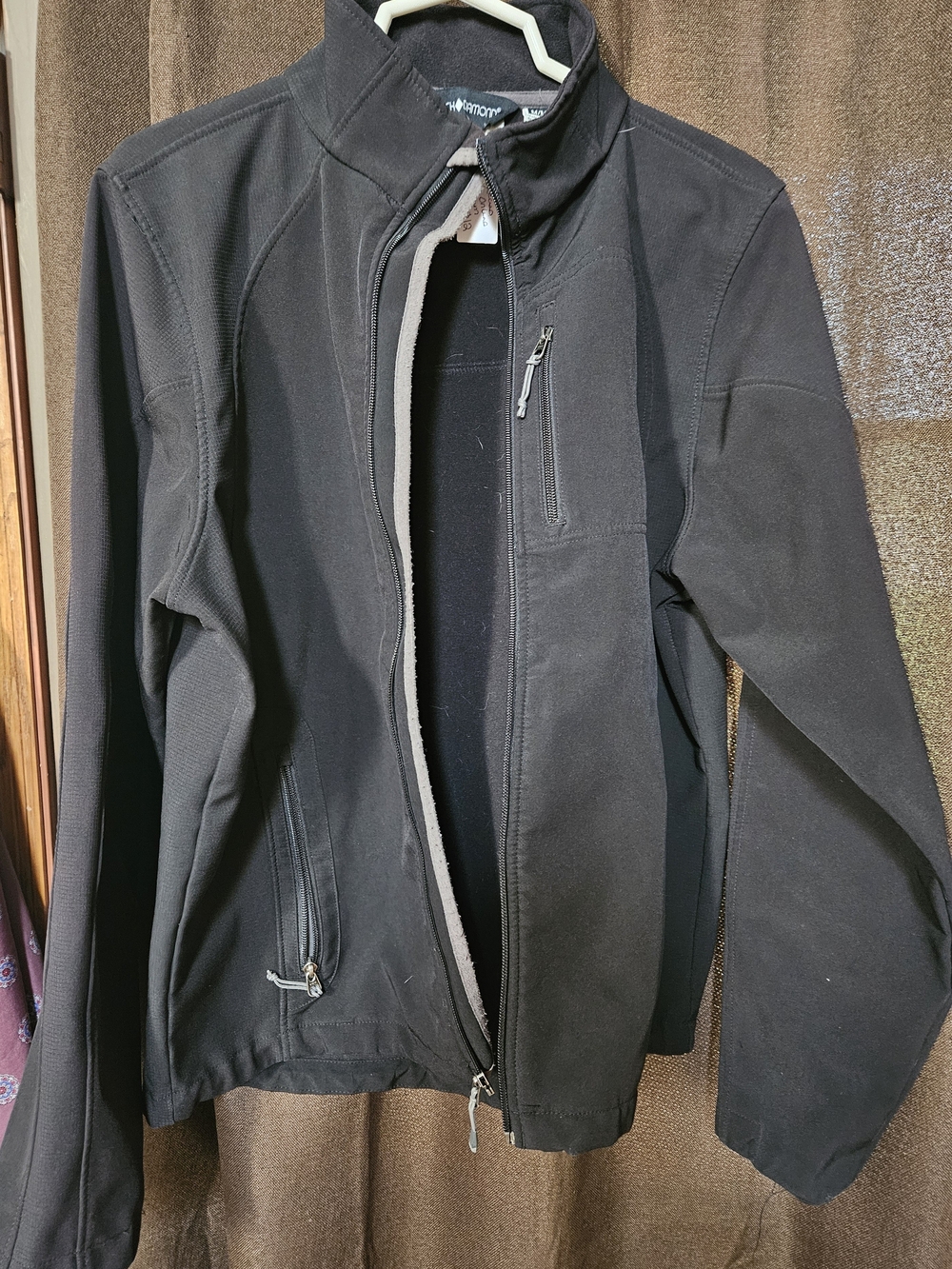 Black Diamond Men's Black Lightweight Softshell Jacket
